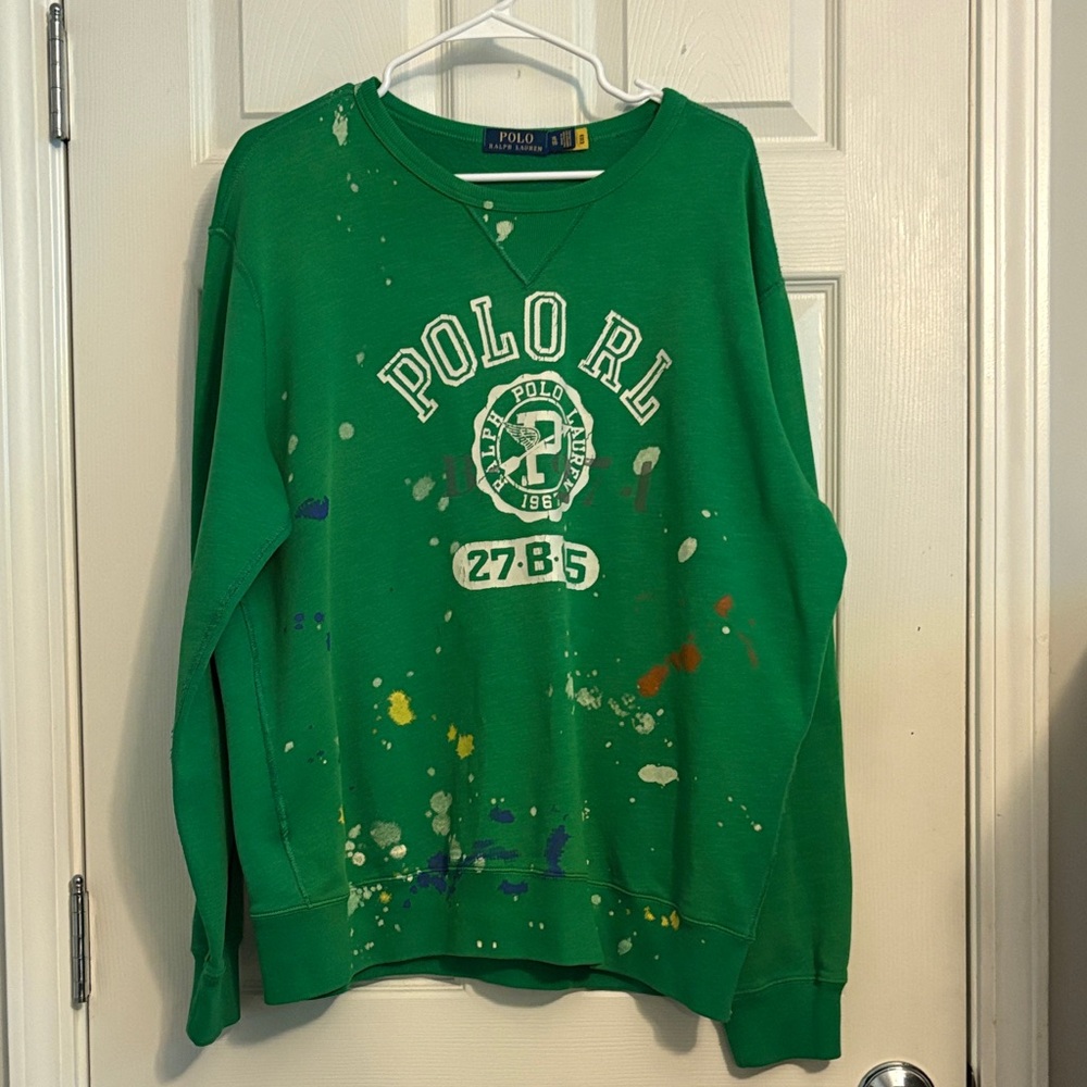 Polo by Ralph Lauren men Green Graphic Sweatshirt